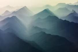 Dãy núi mờ sương ở Coahuila, Mexico. (Nguồn: NatGeo)