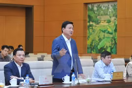 Bí thư Thành ủy Thành phố Hồ Chí Minh Đinh La Thăng. (Ảnh: Phạm Kiên/TTXVN)