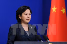 Người phát ngôn Bộ Ngoại giao Trung Quốc Hoa Xuân Oánh. (Nguồn: Reuters/TTXVN)
