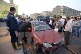 Hiện trường một vụ đánh bom tại Ai Cập. (Nguồn: THX/TTXVN)