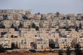 Khu định cư Ramat Shlomo ở Đông Jerusalem ngày 28/12/2016. (Nguồn: AFP/TTXVN)
