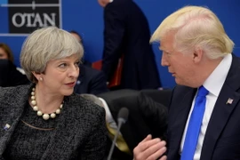 Thủ tướng Anh Theresa May (trái) và Tổng thống Mỹ Donald Trump. (Nguồn: AFP/TTXVN)