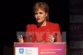Thủ hiến Scotland Nicola Sturgeon. (Nguồn: AFP/TTXVN)