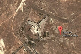 Nhà tù Saydnaya ở ngoại ô thành phố Damascus. (Nguồn: Google Map)