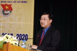 Bí thư thứ nhất Ban Chấp hành Trung ương Đoàn Lê Quốc Phong. (Nguồn: TTXVN)