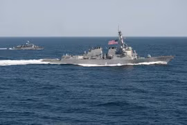 Tàu chiến Mỹ USS Lassen. (Nguồn: US Navy)