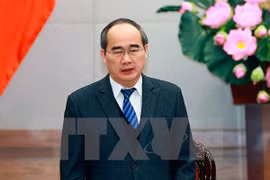Chủ tịch Ủy ban Trung ương Mặt trận Tổ quốc Việt Nam Nguyễn Thiện Nhân. (Ảnh: Thống Nhất/TTXVN)