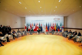 Toàn cảnh Hội nghị thượng đỉnh G20 tại Hamburg ngày 7/7. (Nguồn: EPA/TTXVN)