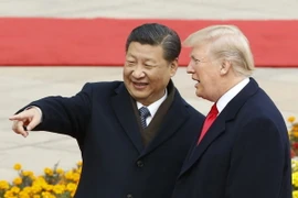 Chủ tịch Trung Quốc Tập Cận Bình và Tổng thống đắc cử Mỹ Donald Trump. (Nguồn: bloomberg)