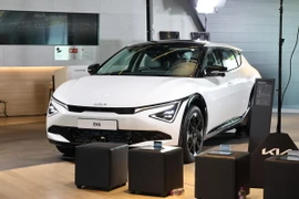 Mẫu xe điện EV6 của Kia Corp. (Nguồn: Yonhap/TTXVN) 