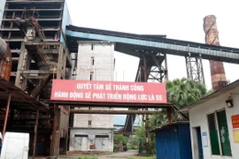 Nhà máy Gang thép Lào Cai đang trong thời gian sửa chữa để kịp đưa vào hoạt động trong tháng 6/2024. (Ảnh: Quốc Khánh/TTXVN)
