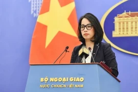 Người phát ngôn Bộ Ngoại giao Phạm Thu Hằng. (Ảnh: TTXVN phát)