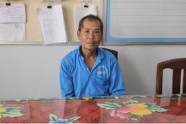 Ông Nguyễn Văn Kịch tại cơ quan Công an. (Ảnh: TTXVN phát)