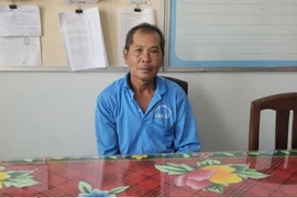 Ông Nguyễn Văn Kịch tại cơ quan Công an. (Ảnh: TTXVN phát)