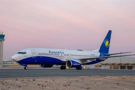 Một máy bay của Hãng Rwandair. (Nguồn: Rwandair)