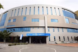 Văn phòng liên lạc chung liên Triều ở thành phố Kaesong, Triều Tiên. (Ảnh: Yonhap/TTXVN)