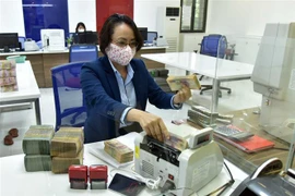 Hoạt động nghiệp vụ tại VietinBank. (Ảnh minh họa: Trần Việt/TTXVN)