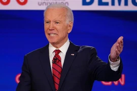 Cựu Phó Tổng thống Mỹ Joe Biden phát biểu tại Washington, DC, ngày 15/3/2020. (Ảnh: AFP/ TTXVN)