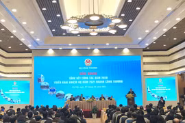 Hội nghị tổng kết năm 2020 và triển khai nhiệm vụ năm 2021 ngành công thương. (Ảnh: Đức Duy/Vietnam+)