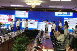 Giao diện mới Cổng thông tin điện tử Bộ Công Thương sẽ cập nhật thêm nhiều tính năng và ứng dụng thông minh. (Ảnh: Đức Duy/Vietnam+)