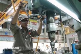 Sản xuất công nghiệp đóng góp tích cực cho tăng trưởng của nền kinh tế. (Ảnh: Đức Duy/Vietnam+)