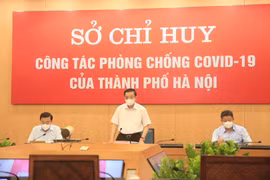 Hà Nội lập Sở Chỉ huy phòng, chống dịch COVID-19 do Chủ tịch UBND thành phố là Chỉ huy trưởng. (Ảnh: PV/Vietnam+)