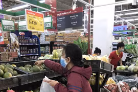 Hà Nội đẩy mạnh kết nối, tiêu thụ nông, thủy sản từ các địa phương. (Ảnh: Đức Duy/Vietnam+)