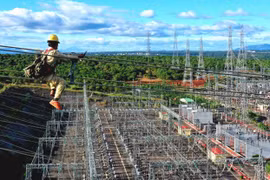 Nhà máy nhiệt điện Sôn Hậu 1. (Ảnh: PV/Vietnam+)