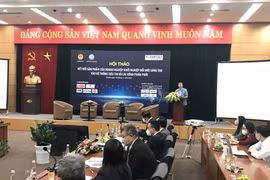 Thứ trưởng Đỗ Thắng Hải phát biểu tại hội thảo. (Ảnh: Đức Duy/Vietnam+)