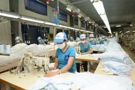 Sau 3 quý lợi nhuận trước thuế của Vinatex đạt 946 tỷ đồng, vượt 35% kế hoạch năm. (Ảnh: PV/Vietnam+)