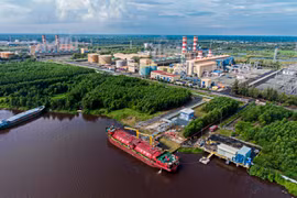 Cụm khí điện đạm Cà Mau. (Ảnh: PV/Vietnam+)