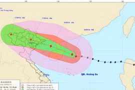 Bão số 3 cách bờ biển Hải Phòng-Quảng Ninh khoảng 570km 