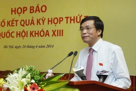 Họp báo công bố kết quả kỳ họp thứ bảy, Quốc hội khóa XIII