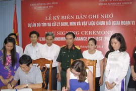MAG tài trợ 3,9 triệu USD để xử lý bom, mìn ở Quảng Bình