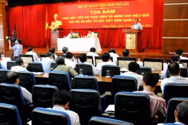 Việt Nam tiếp tục nằm trong tốp 3 dẫn đầu về đầu tư vào Lào