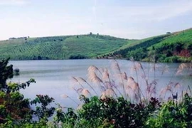 Hồ thủy lợi Đắk Cút ở tỉnh Đắk Nông. (Ảnh: Phạm Độ/TTXVN)