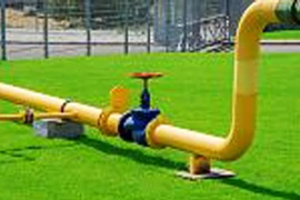 Một đọan đường ống dẫn khí đốt của Gazprom. (Nguồn: Gazprom)