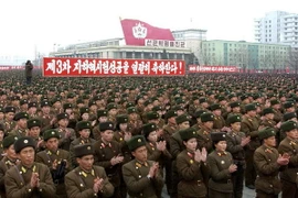 Triều Tiên tổ chức hội nghị kỷ niệm 83 năm thành lập quân đội 