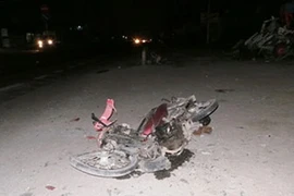 Ninh Thuận: Xe môtô lao vào xe máy cày, hai người thương vong