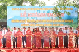 Khánh thành đường lên các đền núi Nghĩa Lĩnh ở Đền Hùng