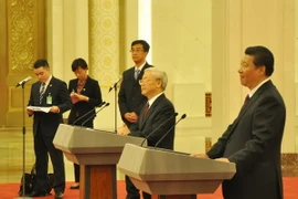 Tổng Bí thư Nguyễn Phú Trọng gặp mặt đại biểu thanh niên Việt-Trung