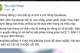 Rất nhiều người đăng tải thông tin này mà hoàn toàn không biết rằng đây là nội dung giả mạo. (Ảnh chụp màn hình)
