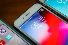 Biểu tượng nhà mạng được bổ sung thêm #hashtag Hay cai dat Bluezone. (Ảnh: Minh Sơn/Vietnam+)