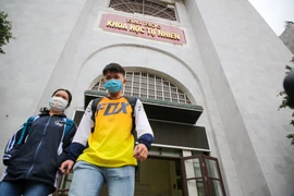 Một số trường vẫn quyết định cho sinh viên trở lại vào ngày 2/3 như Học viện Báo chí và Tuyên truyền, Đại học Khoa học xã hội và Nhân văn, Đại học Khoa học Tự nhiên,... (Ảnh: Minh Sơn/Vietnam+)