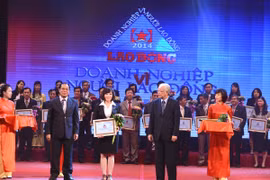 VietinBank đạt danh hiệu “Doanh nghiệp vì người lao động”