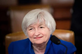Bà Janet Yellen, khi đang giữ chức Chủ tịch Fed, tại một phiên điều trần ở Washington, DC, Mỹ ngày 29/11/2017. (Ảnh: AFP/TTXVN)
