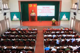 Vĩnh Long triển khai, quán triệt Nghị quyết Đại hội đại biểu Đảng bộ tỉnh lần thứ XI. (Ảnh minh họa: Phạm Minh Tuấn/TTXVN)