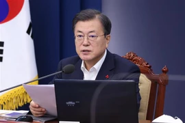 Tổng thống Hàn Quốc Moon Jae-in. (Ảnh: Yonhap/TTXVN)