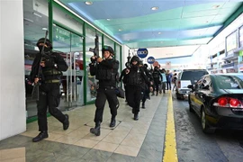 Cảnh sát Philippines. (Ảnh: AFP/TTXVN)