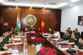 Quang cảnh Đối thoại tại điểm cầu Nha Trang, Khánh Hòa. (Ảnh: Hồng Pha/TTXVN phát)